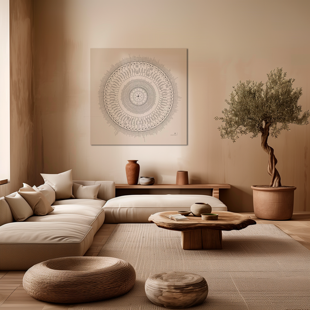 Human Design Mandala - Ancient Echoes First Edition Print
