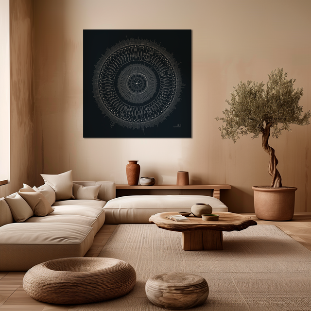 Human Design Mandala - Ancient Echoes First Edition Print