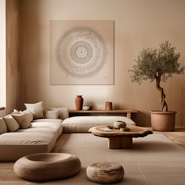 Human Design Mandala - Ancient Echoes First Edition Print