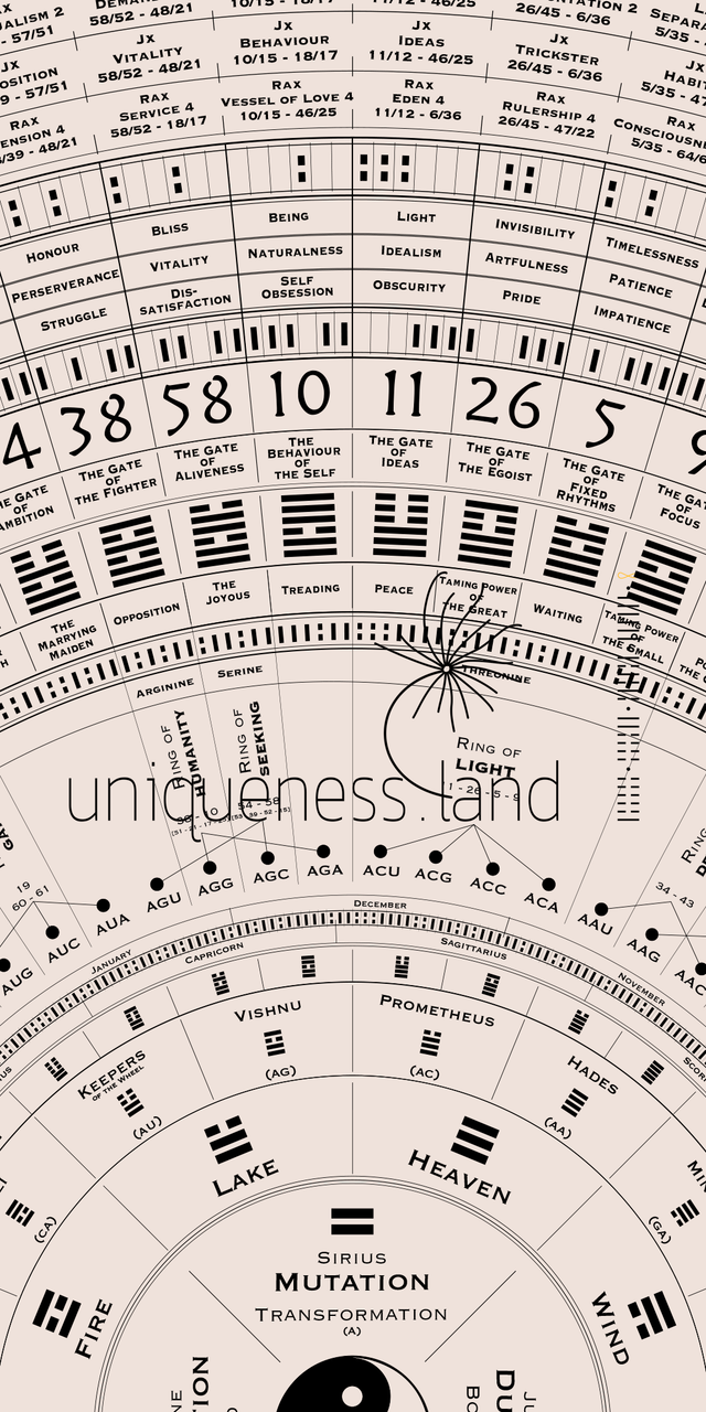 Human Design Mandala - Ancient Echoes First Edition Print